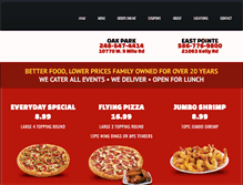 Tablet Screenshot of eatpizzasquare.com